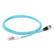 LC/UPC-FC/UPC  Duplex  Multimode 10G OM3 Armored Fiber Patch Cable